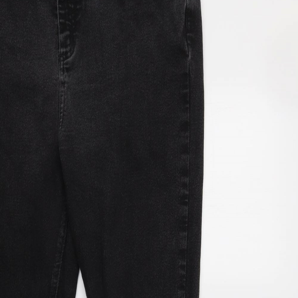 New Look Womens Black  Cotton Jegging Jeans Size 18 L31 in Regular