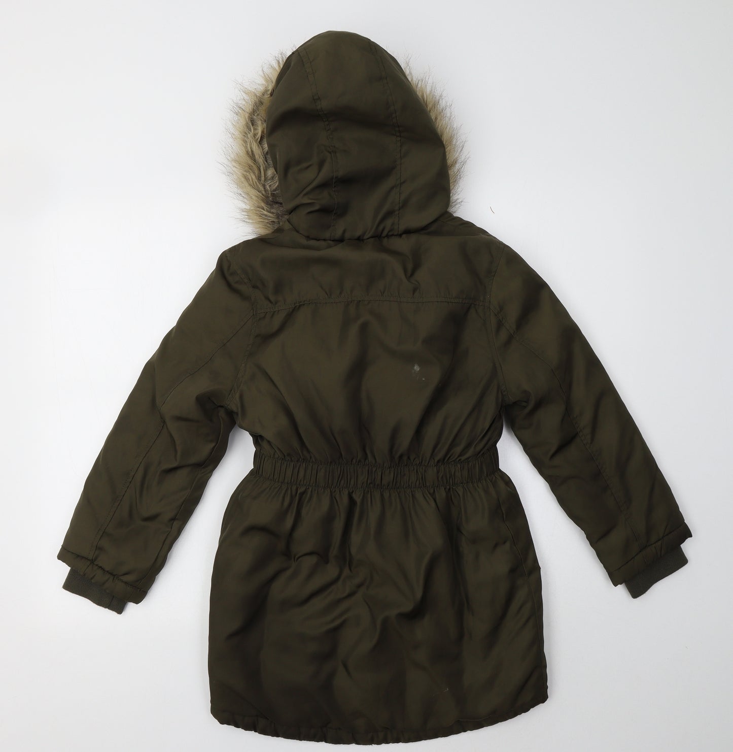 Blue Zoo Girls Green   Parka Jacket Size 9-10 Years