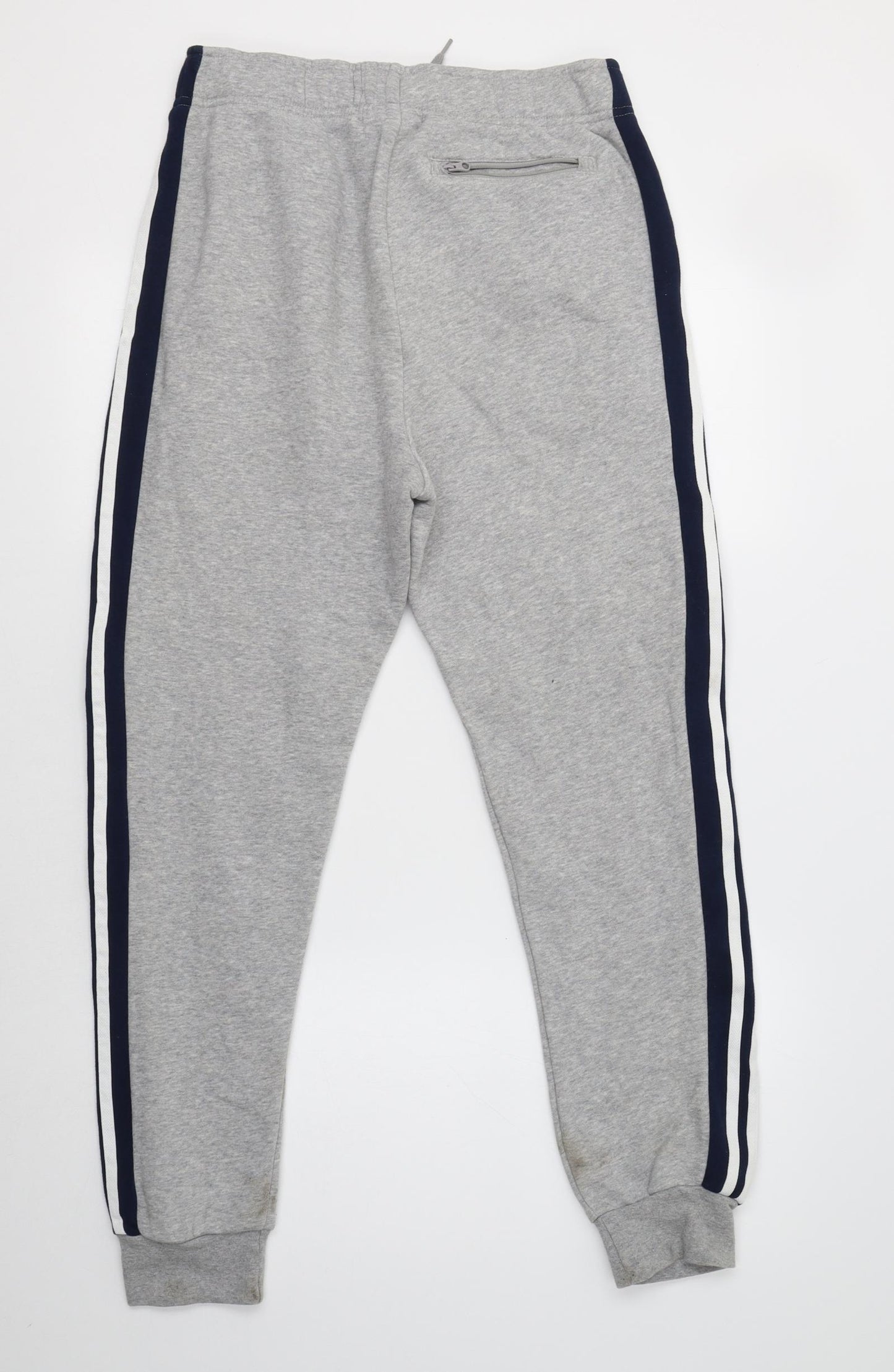 adidas Boys Grey  Cotton Jogger Trousers Size 14-15 Years  Regular