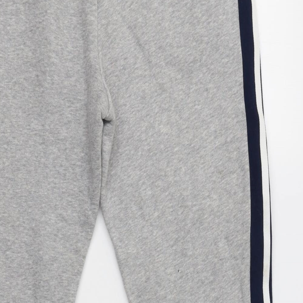 adidas Boys Grey  Cotton Jogger Trousers Size 14-15 Years  Regular