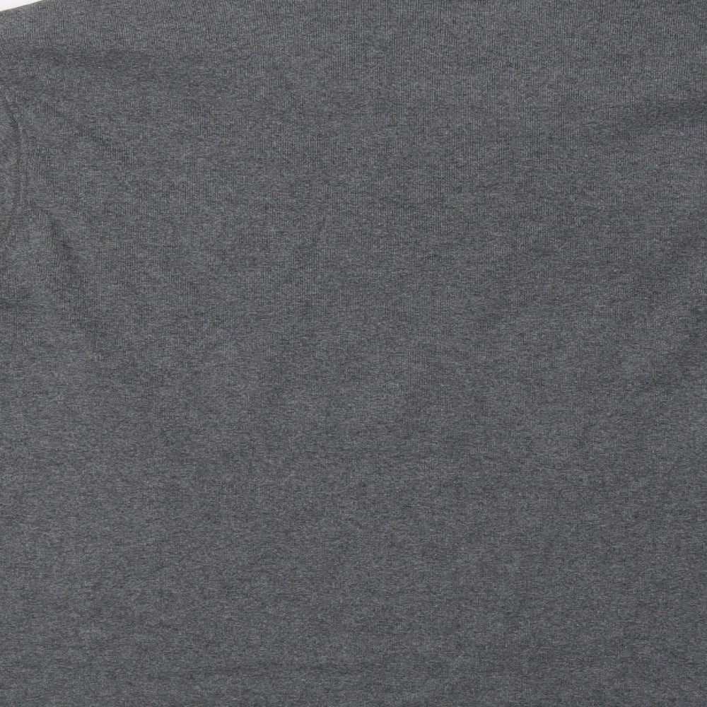 Gap Mens Grey  Cotton  T-Shirt Size L Crew Neck