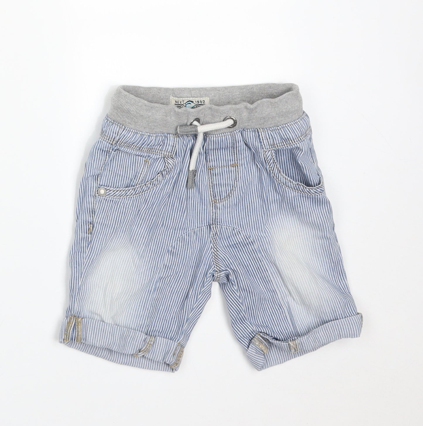 NEXT Boys Multicoloured Striped Cotton  Shorts Size 2-3 Years  Regular