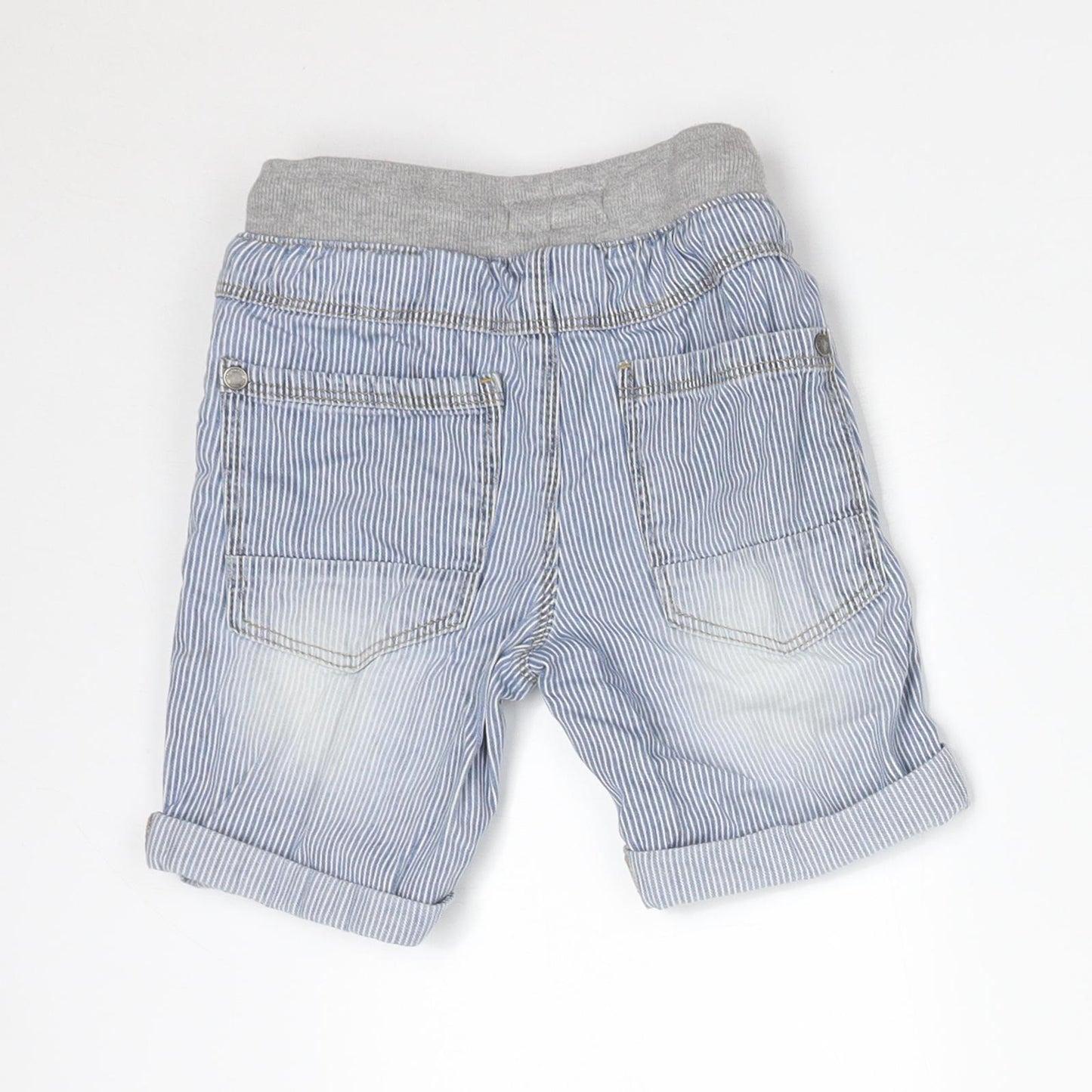 NEXT Boys Multicoloured Striped Cotton  Shorts Size 2-3 Years  Regular