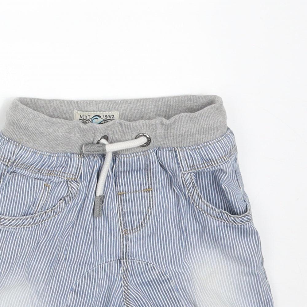 NEXT Boys Multicoloured Striped Cotton  Shorts Size 2-3 Years  Regular