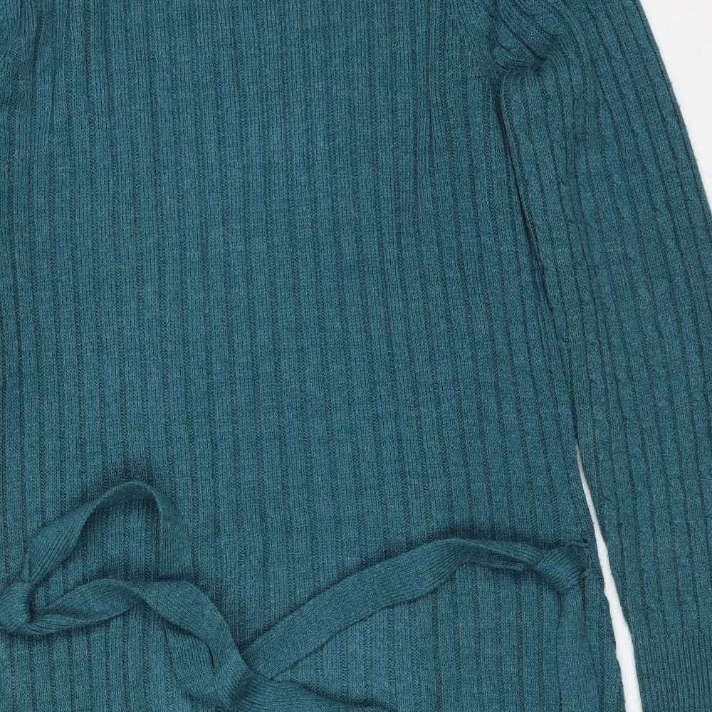 George Womens Multicoloured  Striped Acrylic Cardigan Jumper Size 16