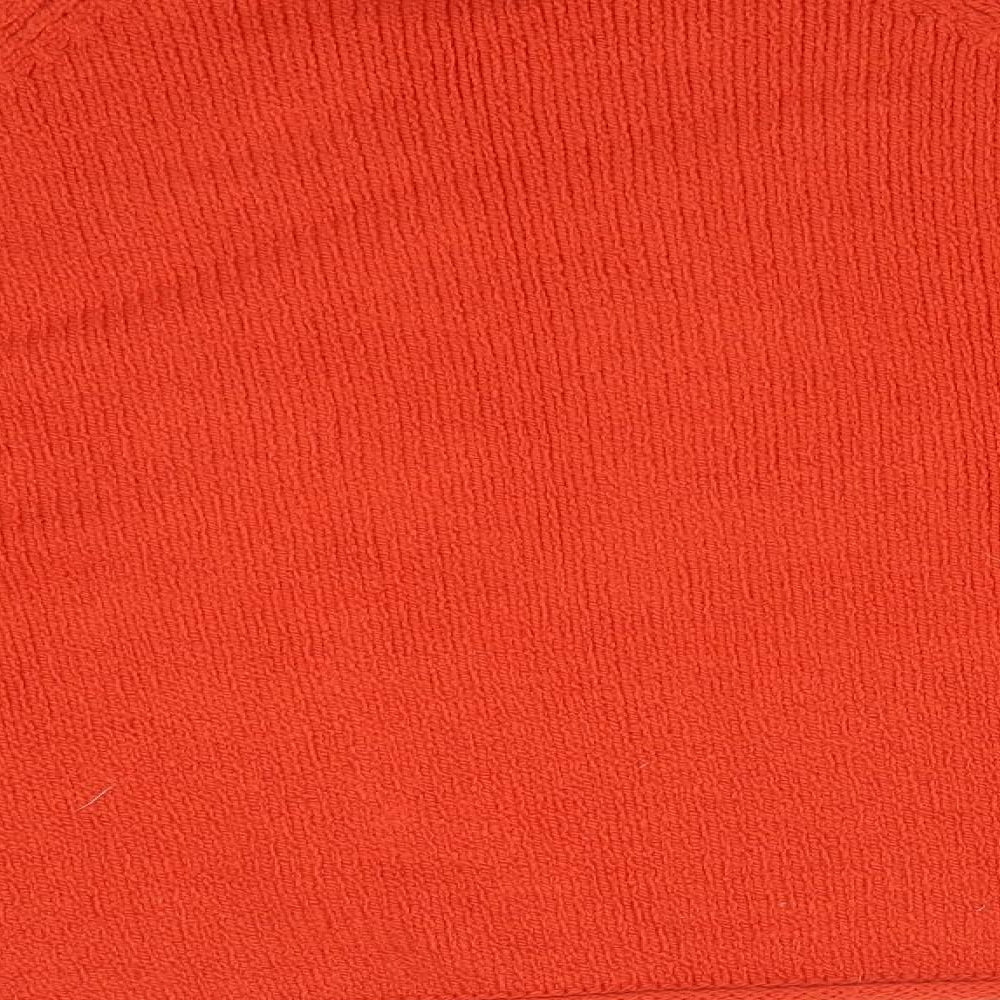 River Island Womens Orange  Acrylic Pullover Sweatshirt Size 14
