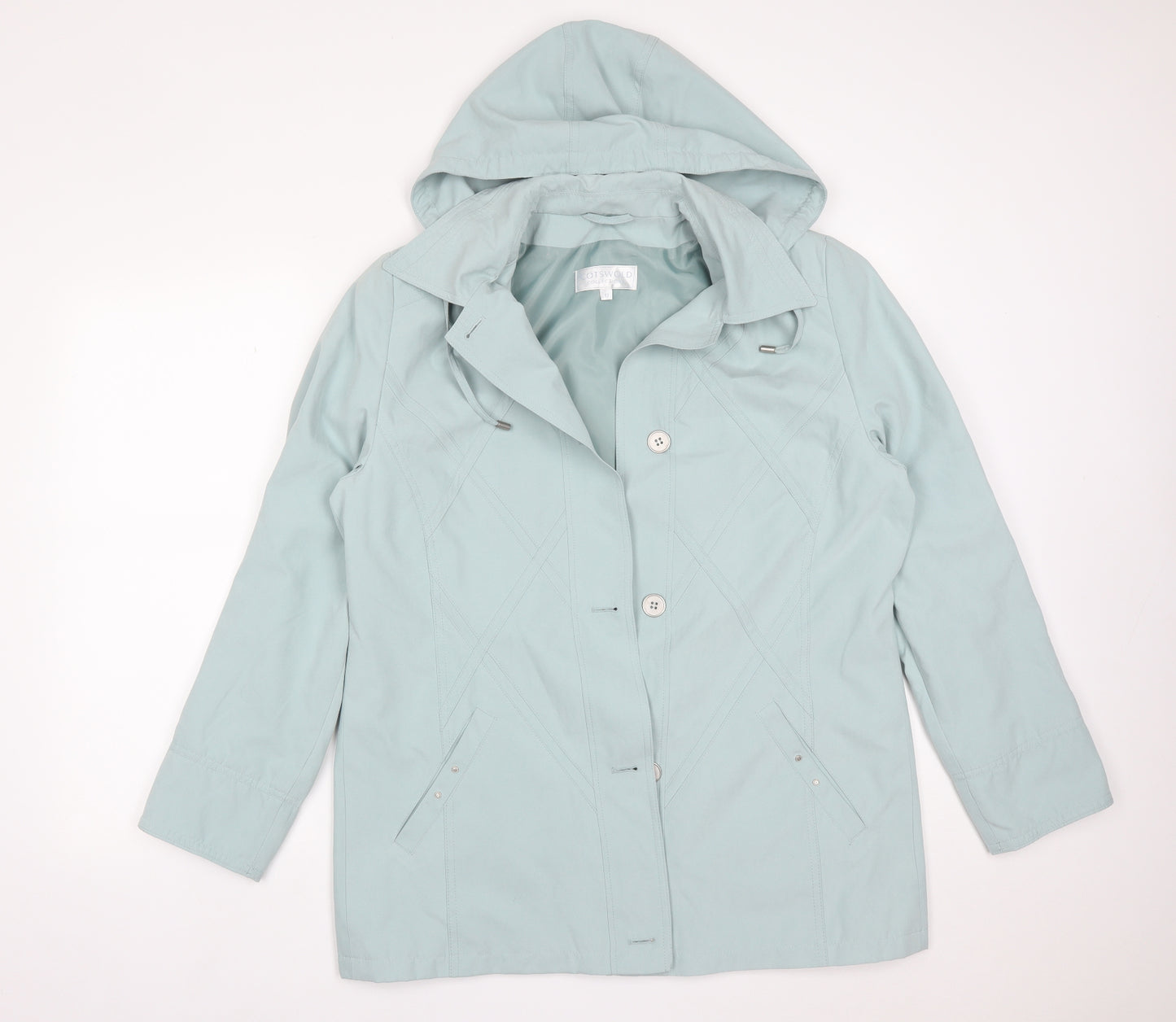 COTSWOLD Womens Green   Overcoat Coat Size 12