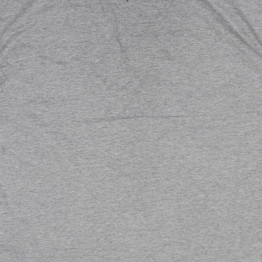 Tapout Mens Grey  Cotton  T-Shirt Size 2XL Crew Neck  - SIMPLY BELIEVE TAPOUT