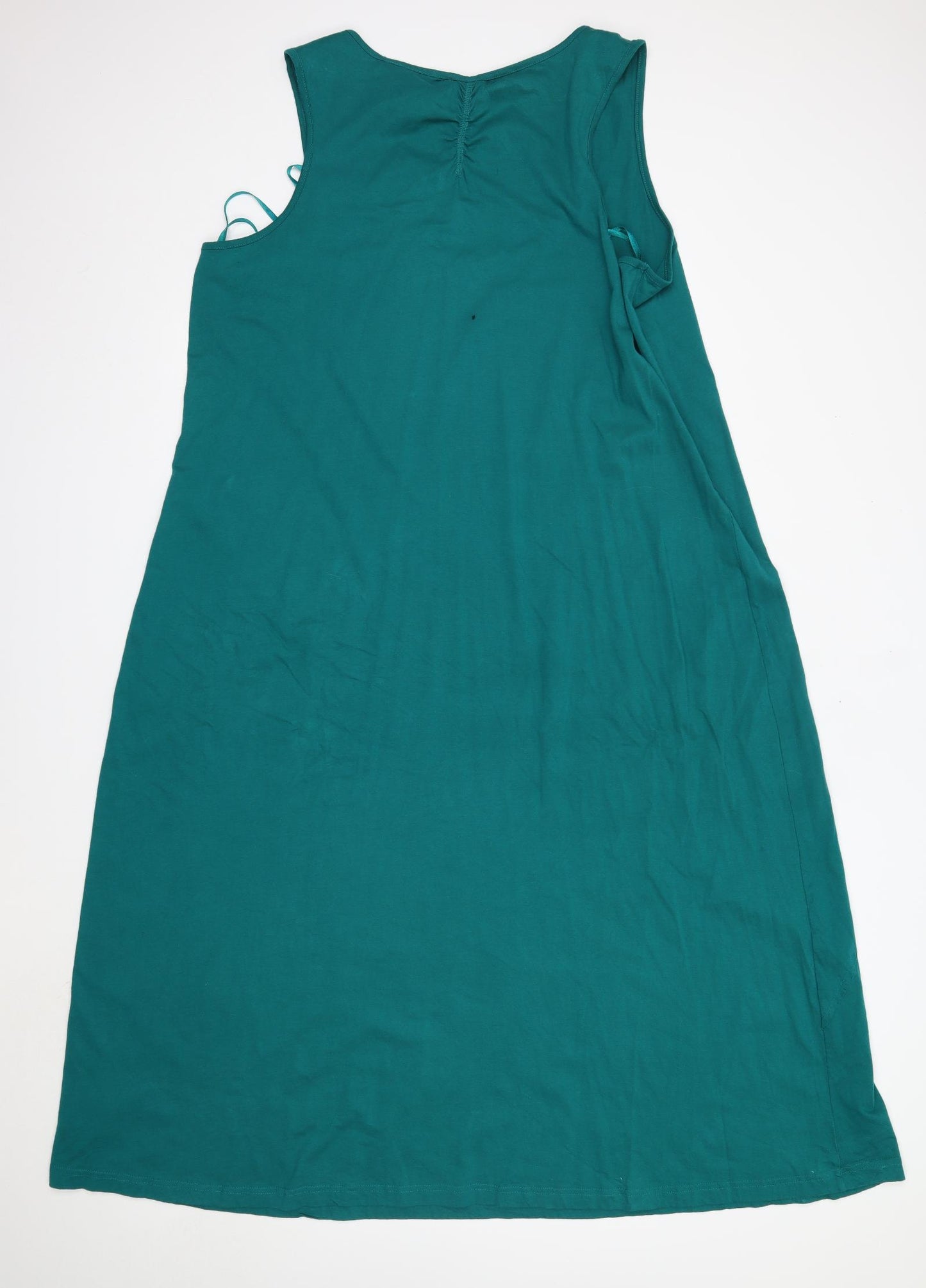 Joe Browns Womens Green  Cotton A-Line  Size XL  Round Neck