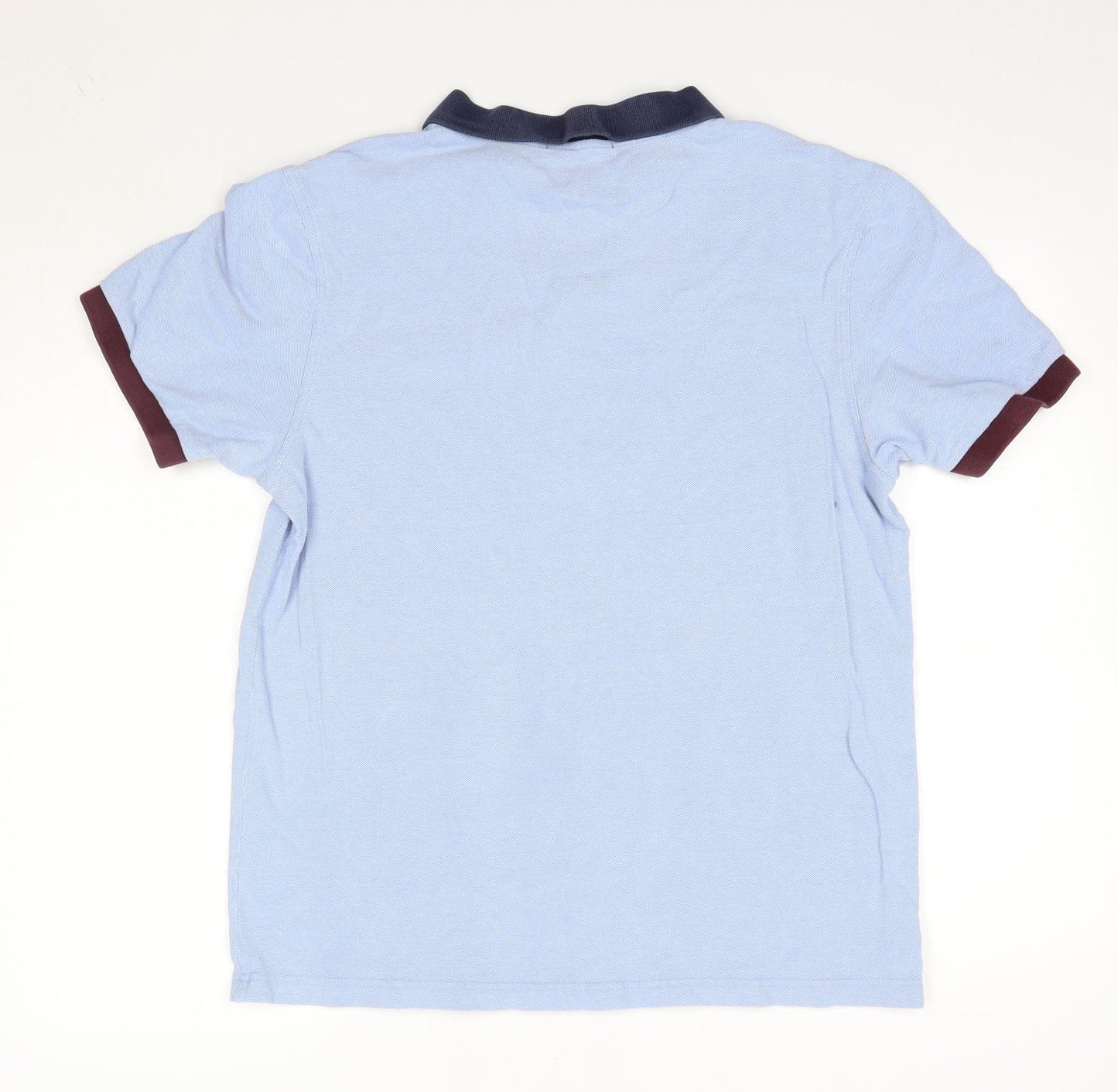 Fred Perry Mens Blue  100% Cotton  Polo Size XL Collared