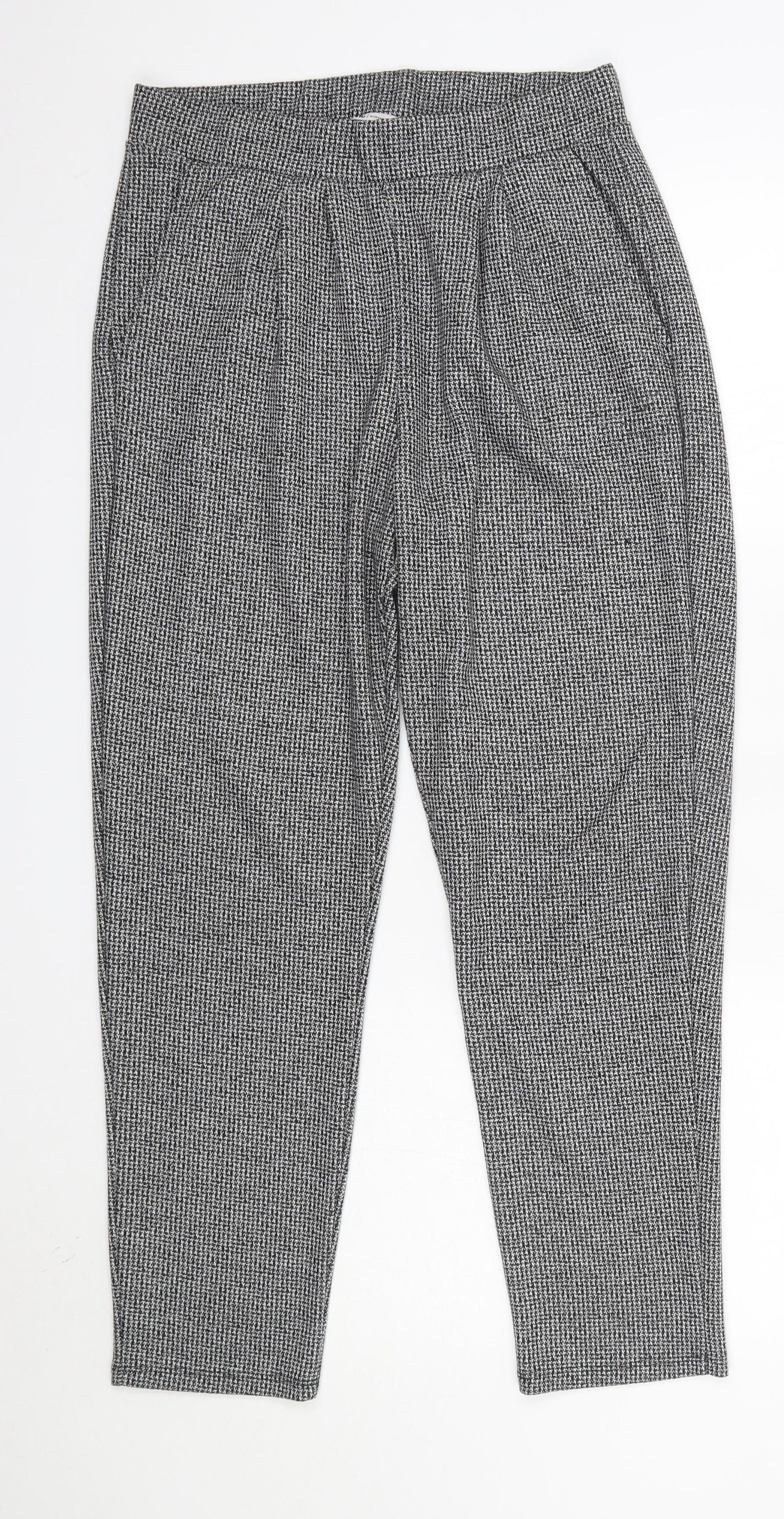 TU Womens Multicoloured  Polyester Dress Pants Trousers Size 12 L28 in Regular