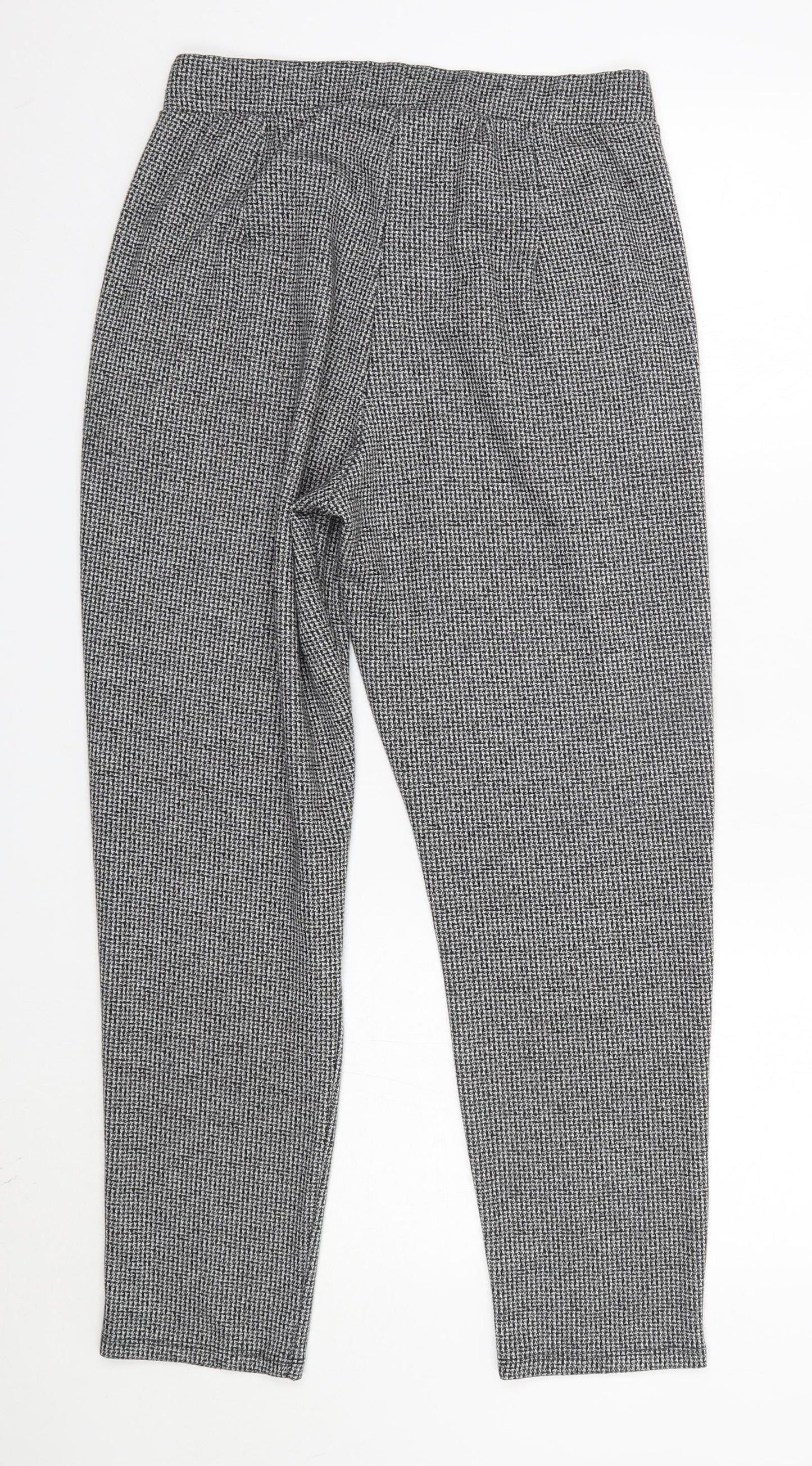 TU Womens Multicoloured  Polyester Dress Pants Trousers Size 12 L28 in Regular