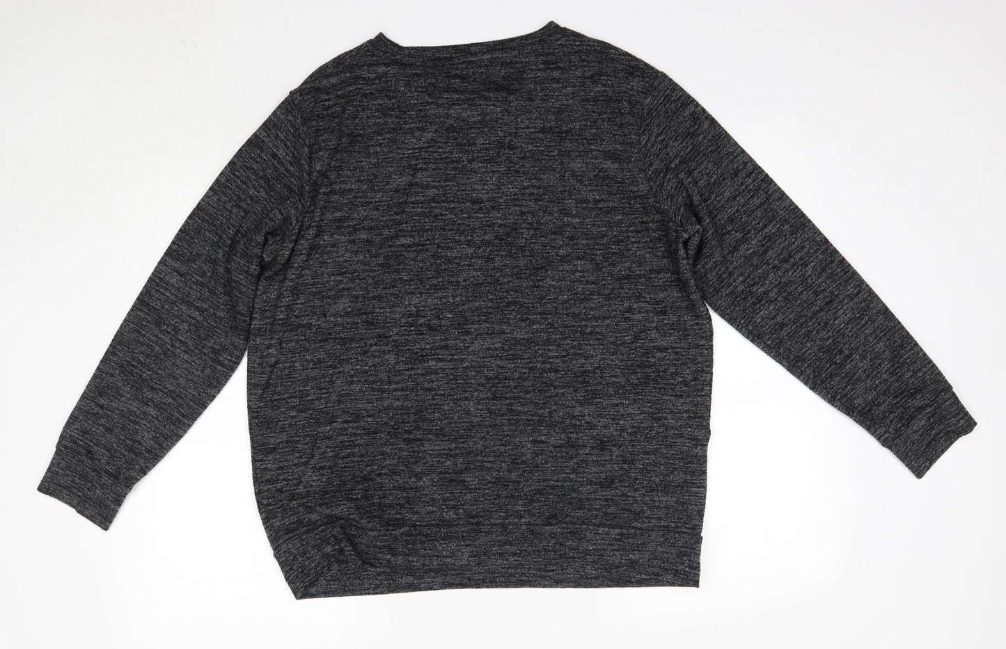 M&S Womens Grey Round Neck  Viscose Pullover Jumper Size 16   - Loungewear