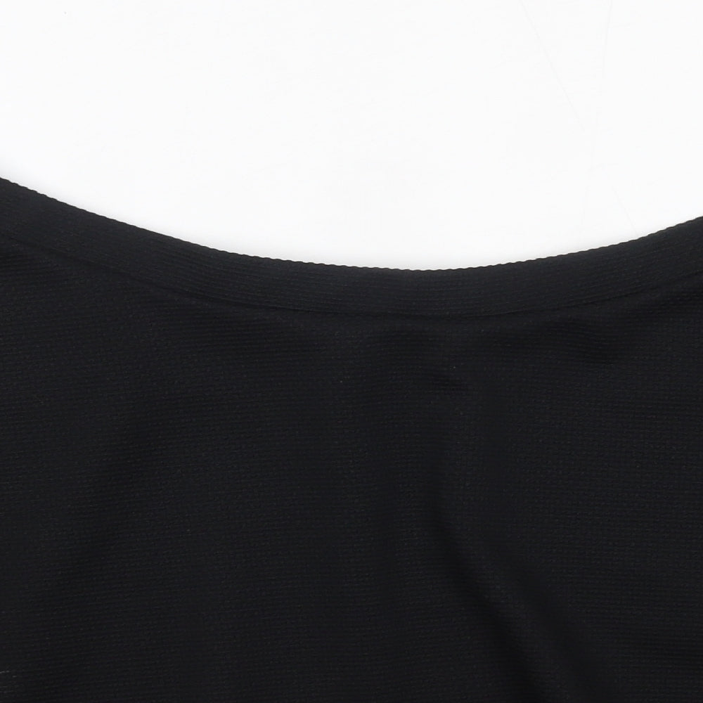 New Look Womens Black  Polyester A-Line Skirt Size 16