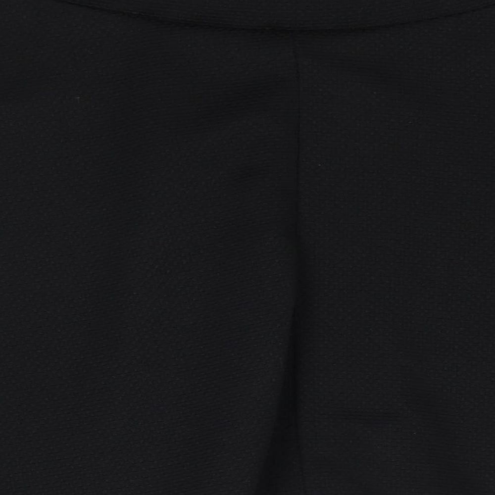 New Look Womens Black  Polyester A-Line Skirt Size 16
