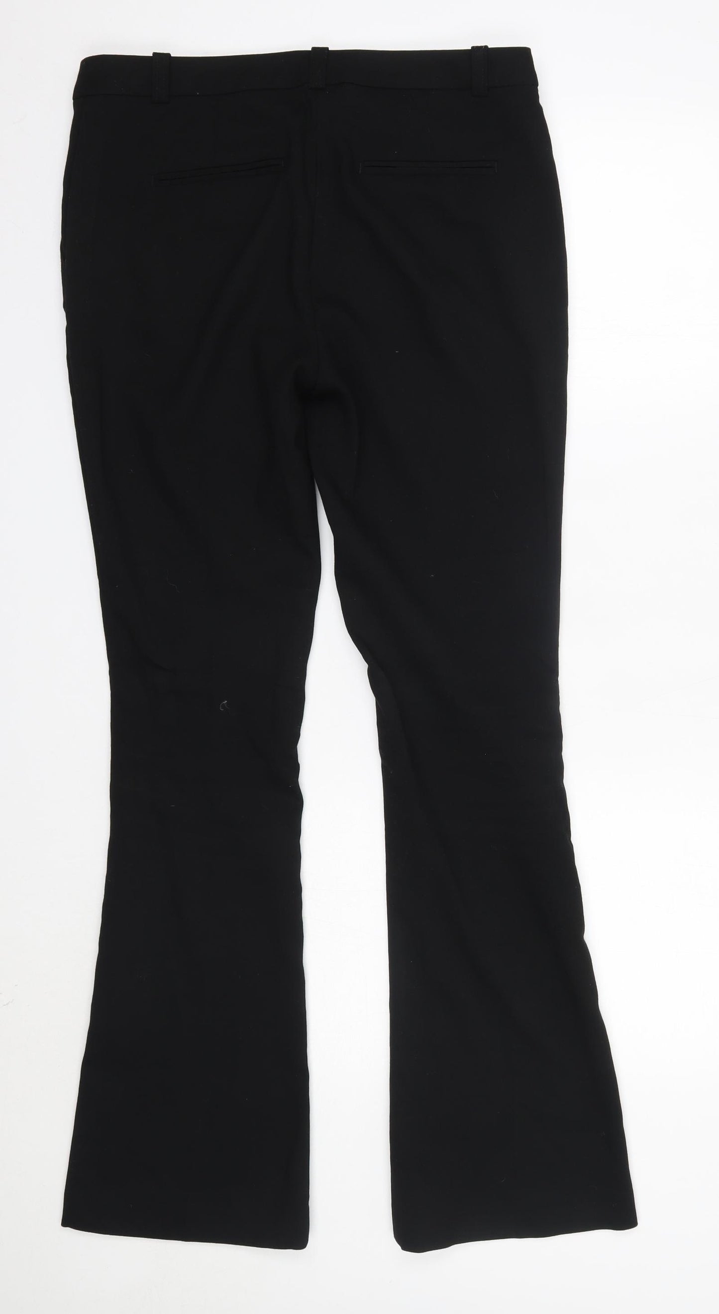 Next Tailoring Womens Black  Polyester Dress Pants Trousers Size 10 L32 in Regular