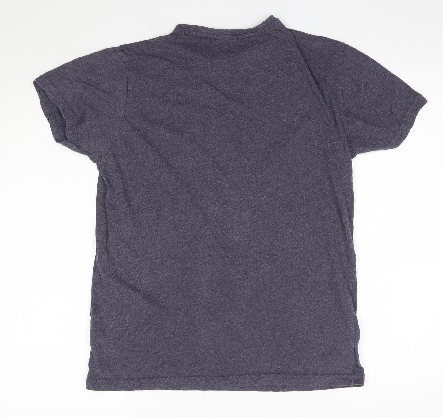Primark Mens Grey  Cotton  T-Shirt Size S Round Neck