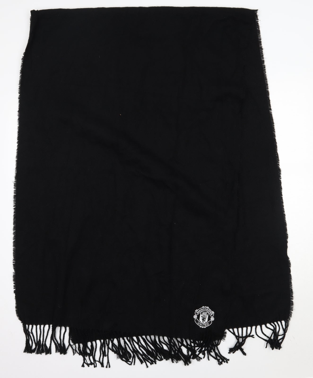Manchester United Unisex Black  Acrylic  Scarf