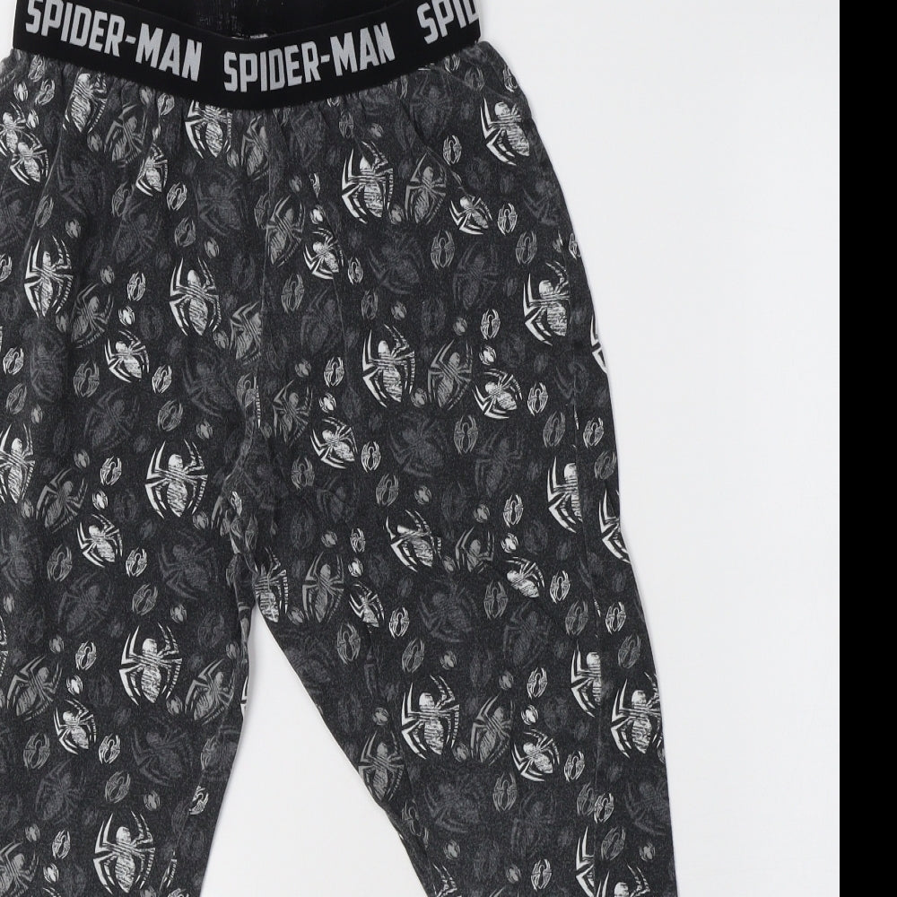Marvel Boys Grey  Cotton  Pyjama Pants Size 11-12 Years   - Spider-Man