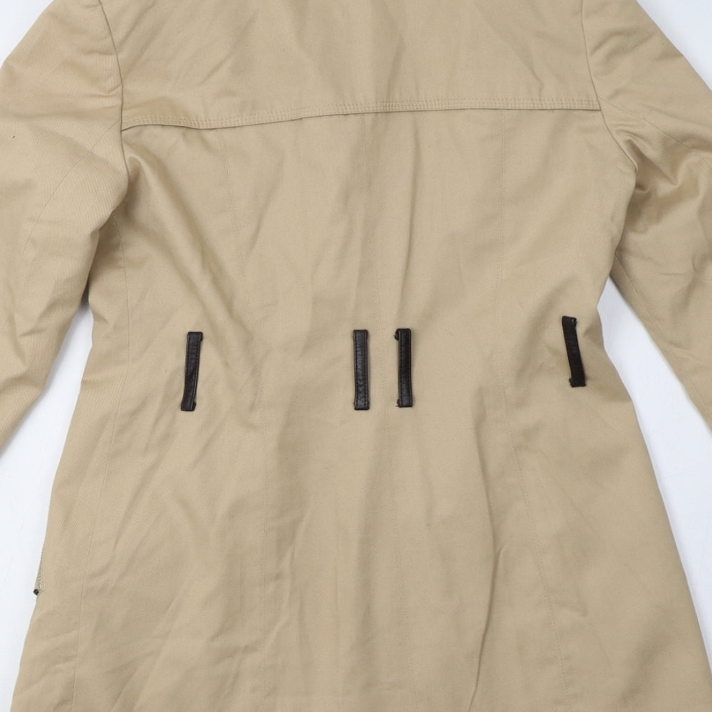 F&F Womens Beige   Trench Coat Coat Size 8