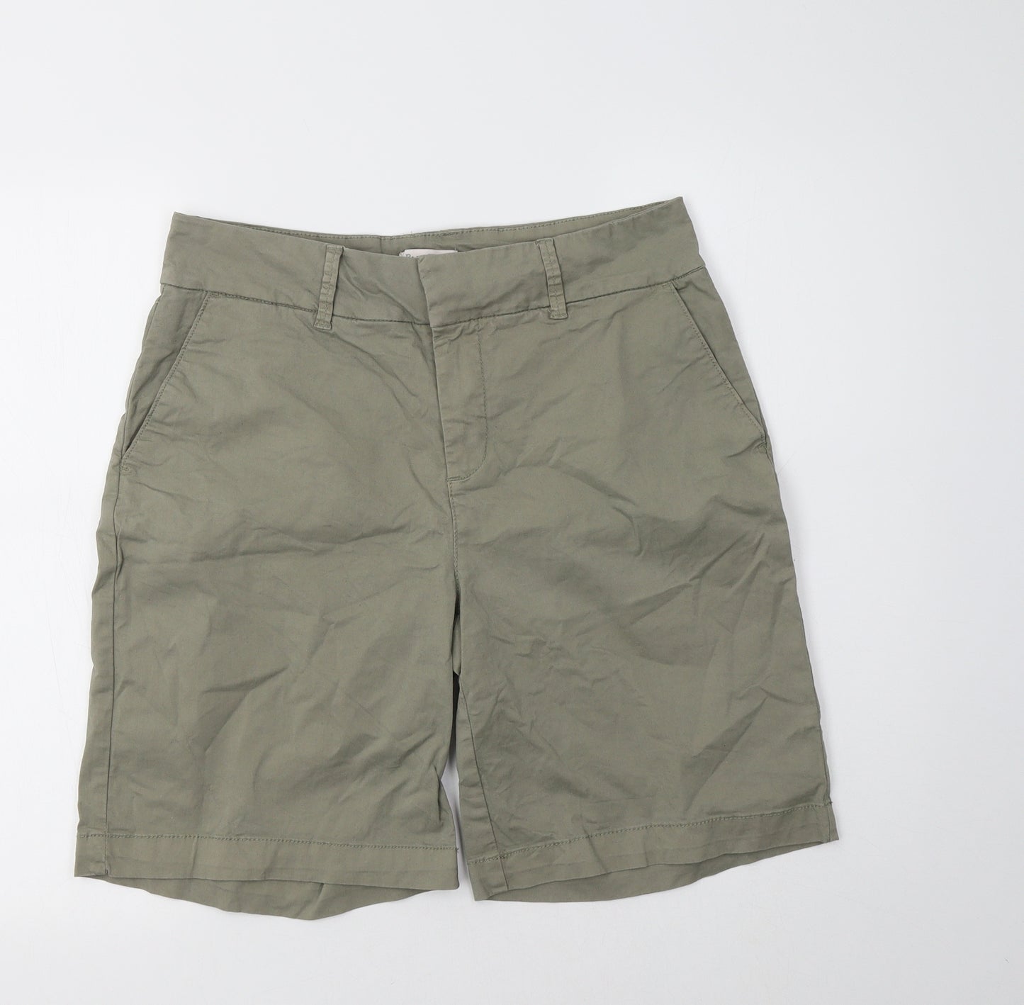 Part Two Womens Beige  Cotton Chino Shorts Size 12 L8 in Regular