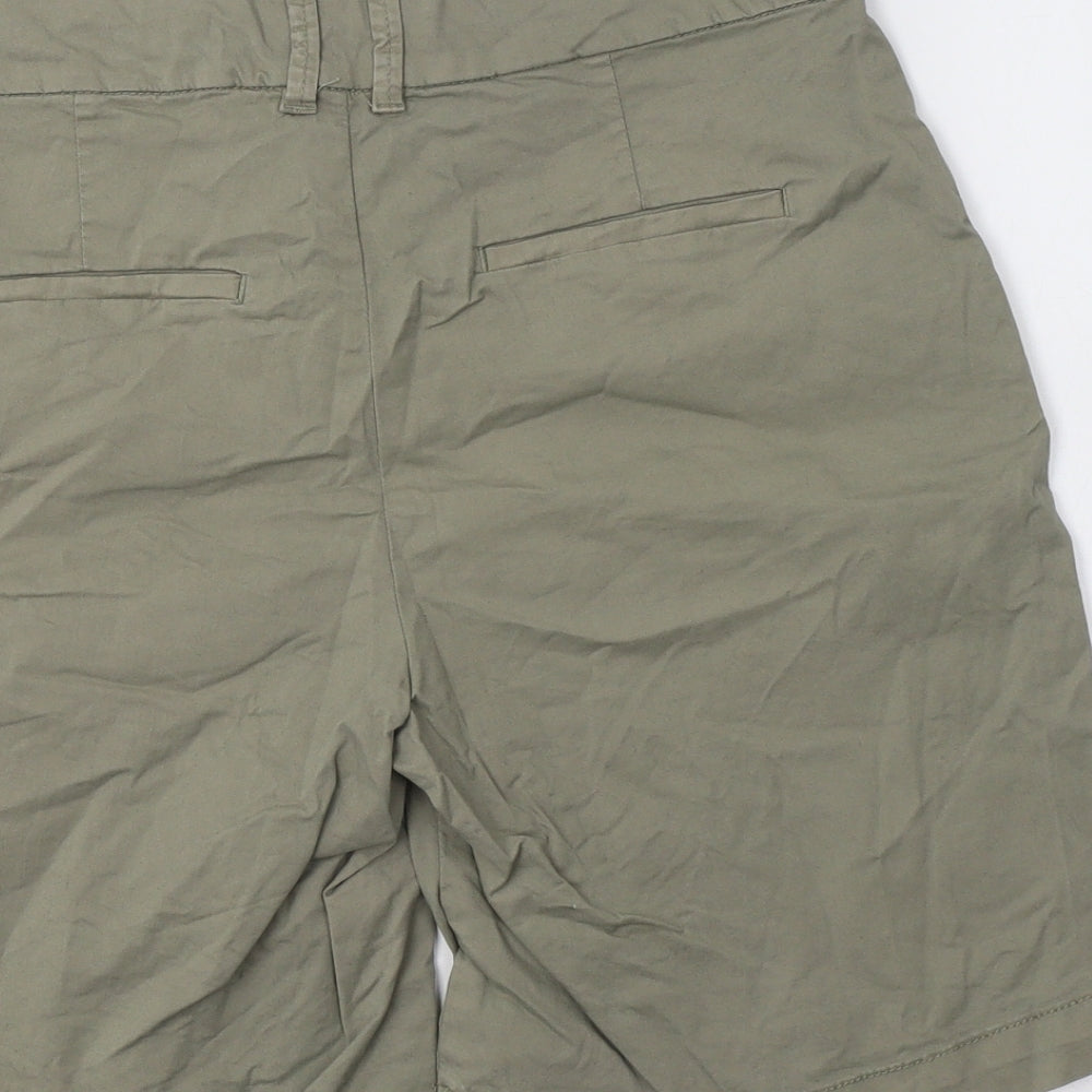 Part Two Womens Beige  Cotton Chino Shorts Size 12 L8 in Regular