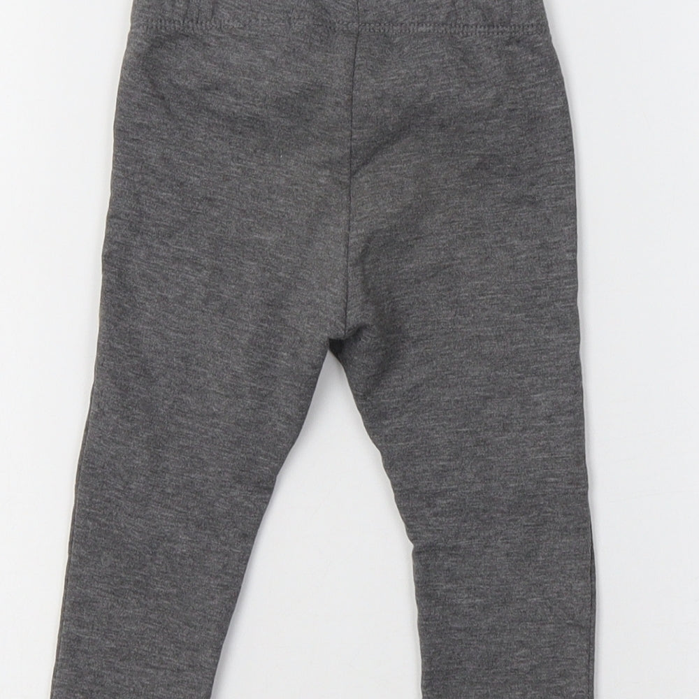 H&M Baby Grey  Polyester Cropped Leggings Size 9-12 Months