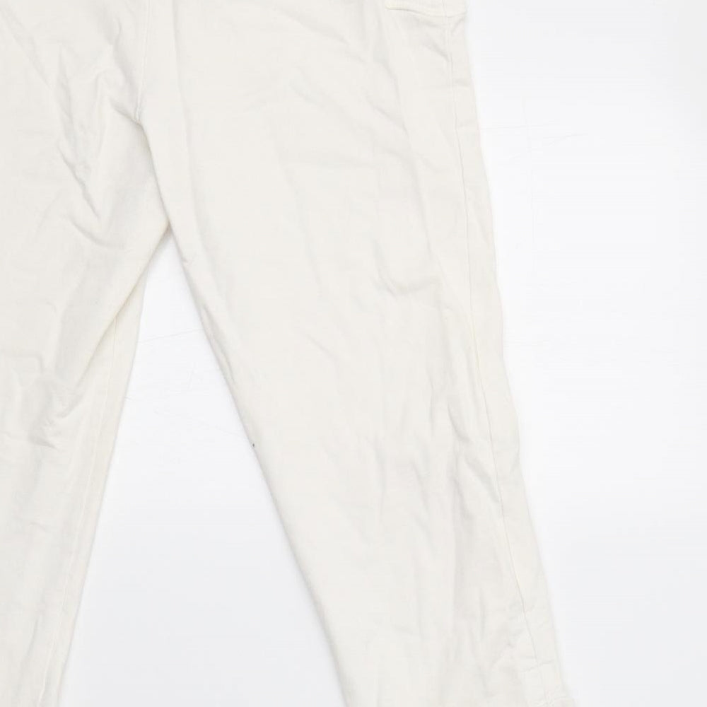 PUMA Womens White  Cotton Jegging Leggings Size 10 L23 in