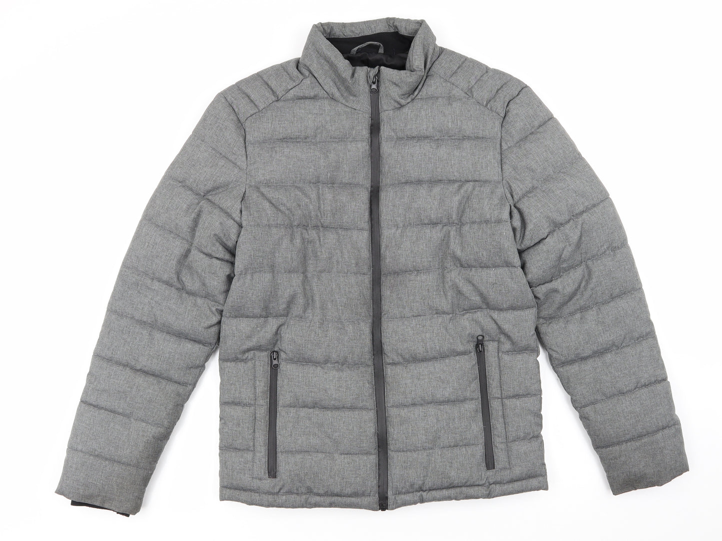 Easy by Matalan Mens Grey   Anorak Coat Size S