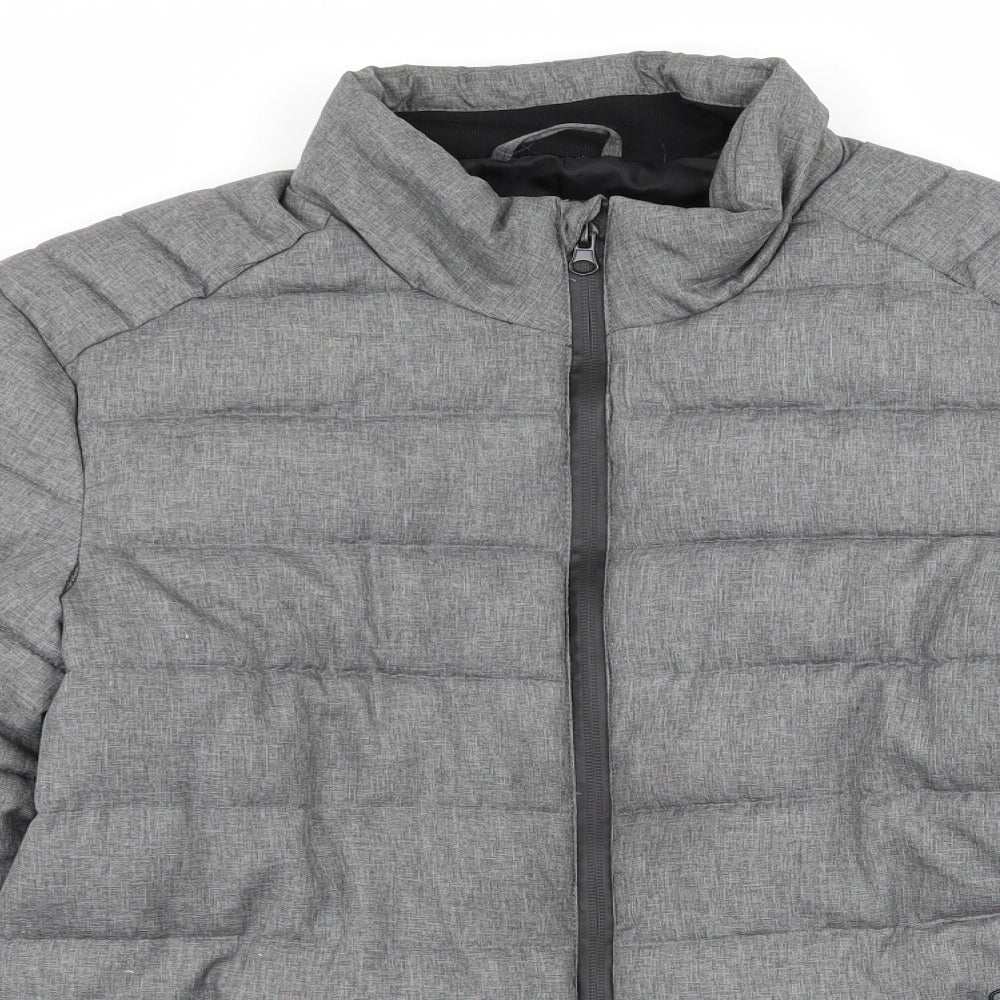 Easy by Matalan Mens Grey   Anorak Coat Size S