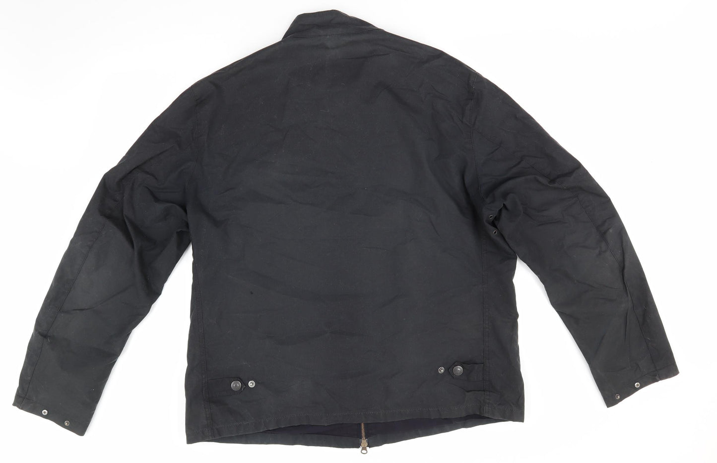 Barbour Mens Black   Jacket Coat Size XL   - Upright Collar