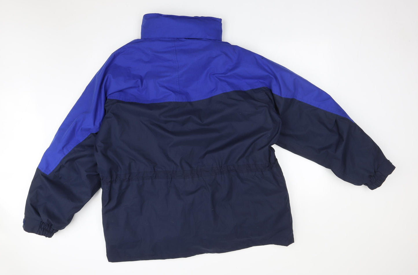 HYDRO-POR SILVER Mens Blue   Overcoat Coat Size XL