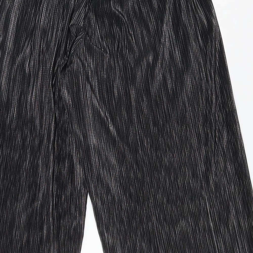 H&M Girls Black  Polyester  Trousers Size 12 Years  Regular