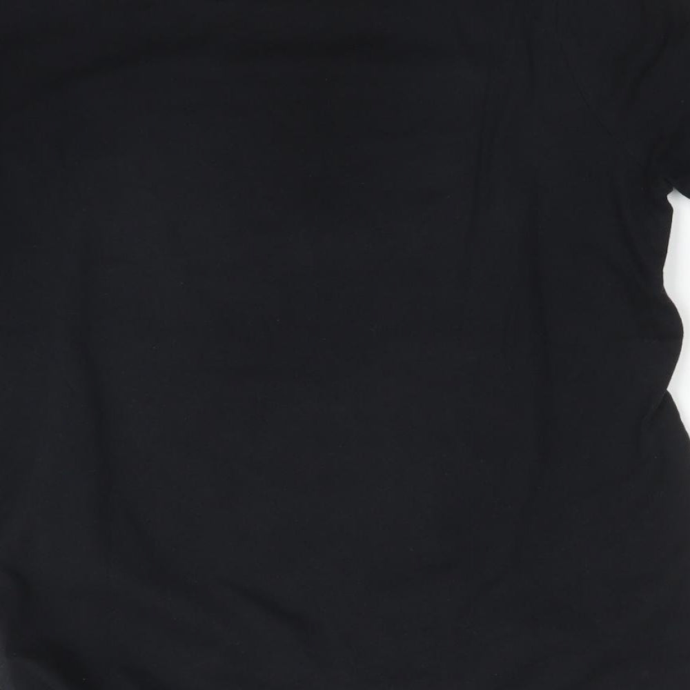 Calvin Klein Mens Black  Cotton  T-Shirt Size S Round Neck  - CALVIN KLEIN JEANS NEW YORK