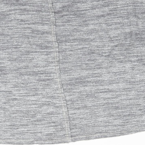 GILY HICKS Womens Grey Solid Polyester  Pyjama Top Size XS