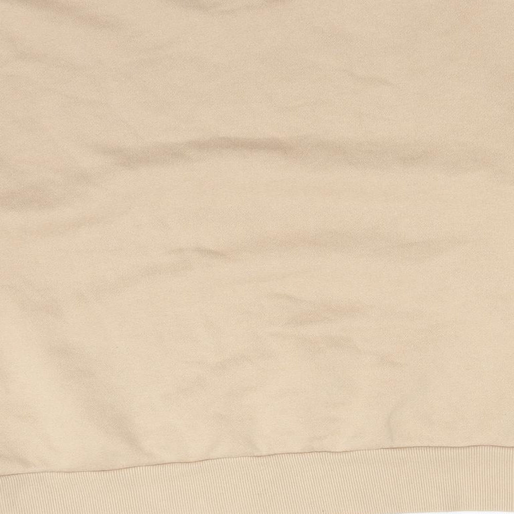 Primark Womens Beige  Cotton Pullover Sweatshirt Size XS