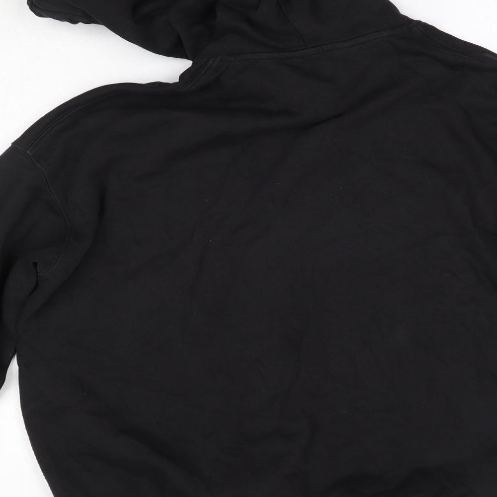 H&M Boys Black  Cotton Pullover Hoodie Size 14-15 Years   - Playstation