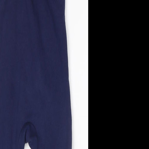 Disney Baby Blue  Cotton Dungaree One-Piece Size 18-24 Months   - Mickey Mouse