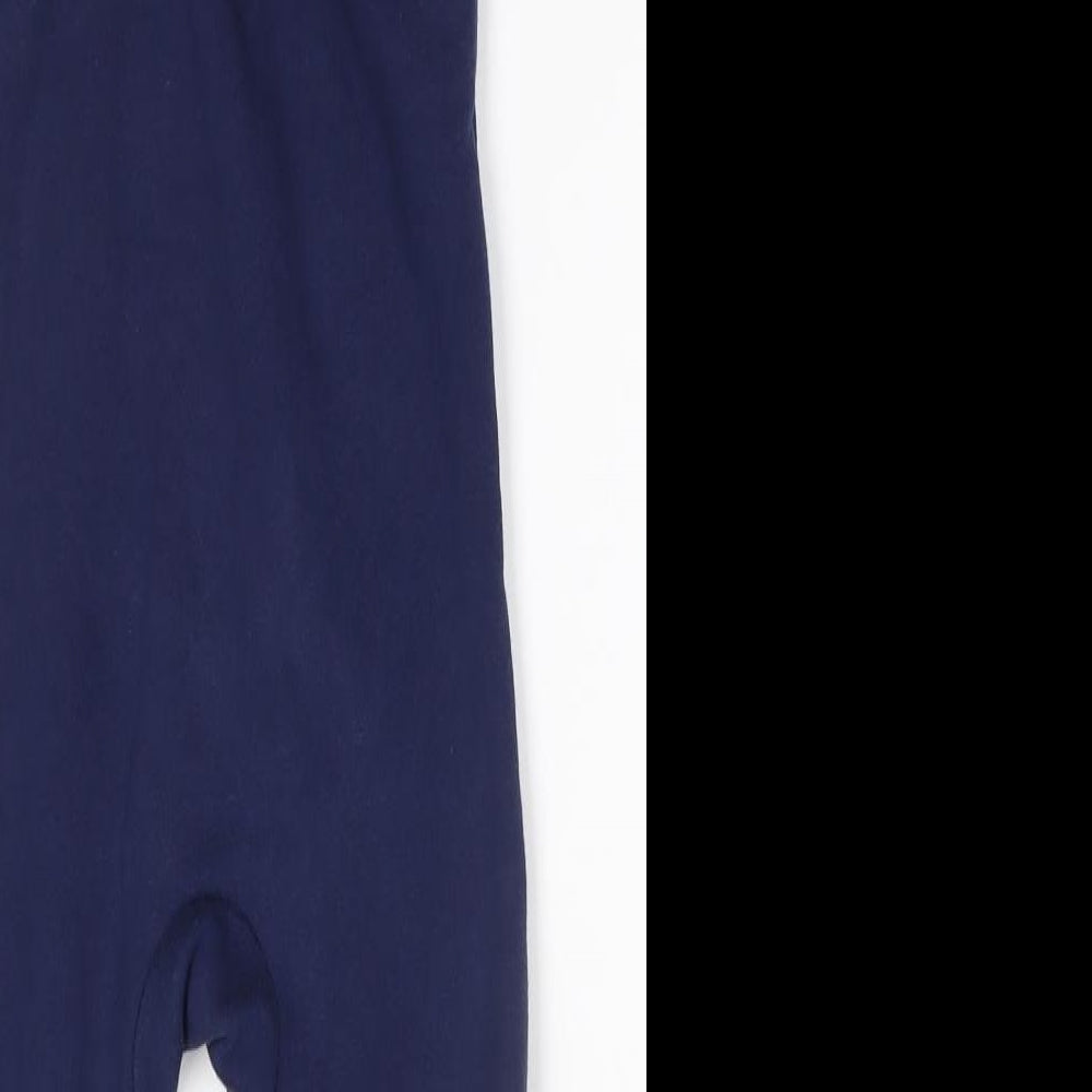 Disney Baby Blue  Cotton Dungaree One-Piece Size 18-24 Months   - Mickey Mouse