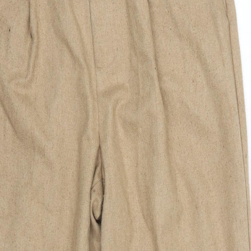 Light Before Dark Womens Brown  Wool Dress Pants Trousers Size M L25 in Regular