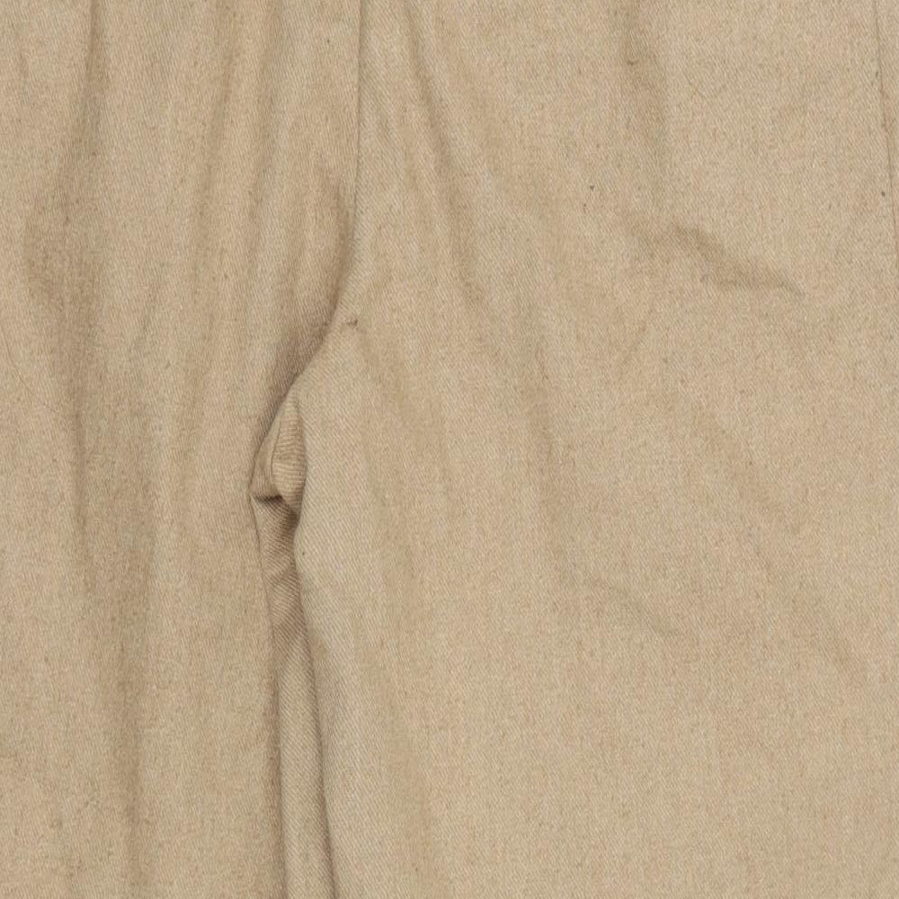 Light Before Dark Womens Brown  Wool Dress Pants Trousers Size M L25 in Regular