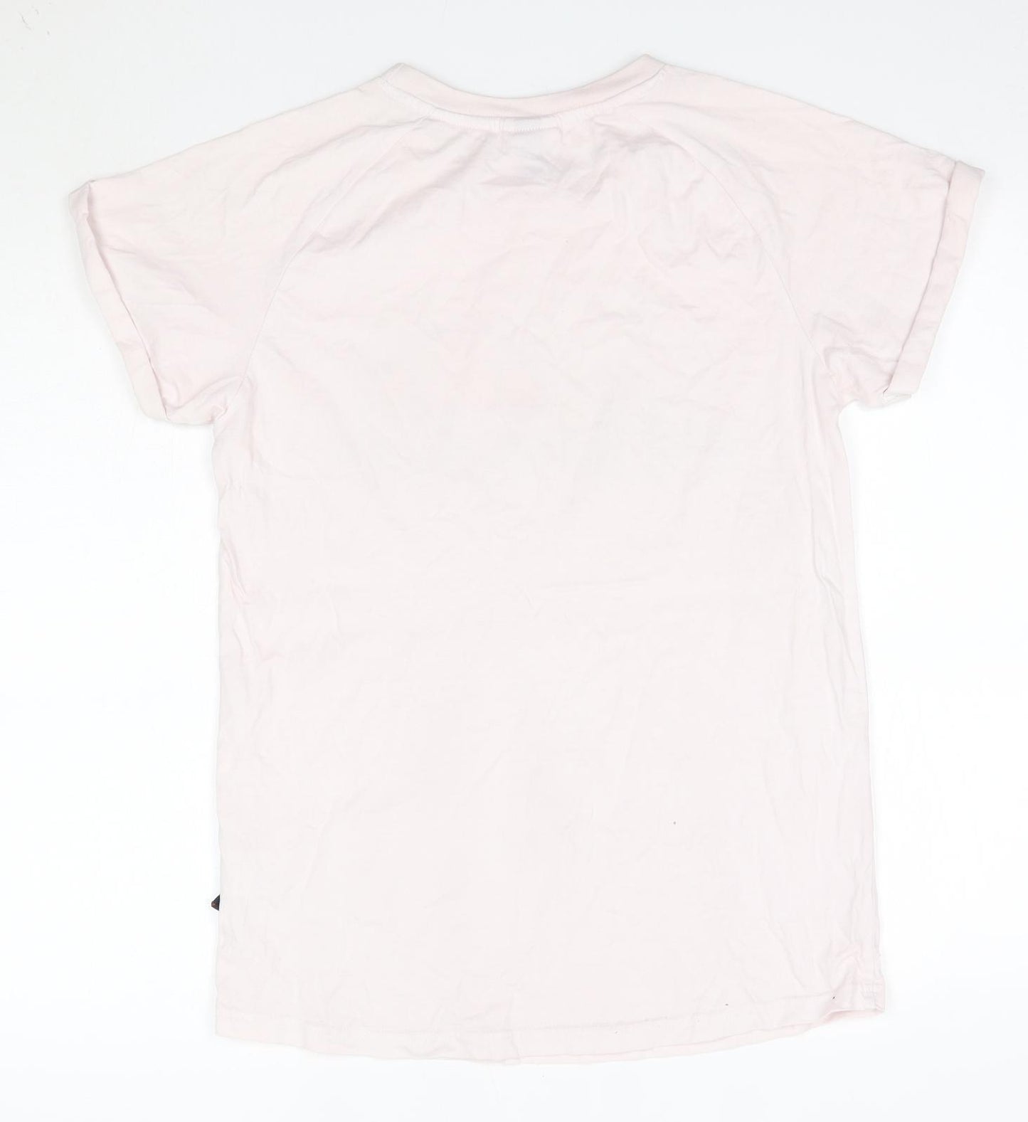 ellesse Womens Pink  Cotton Basic T-Shirt Size 10 Round Neck