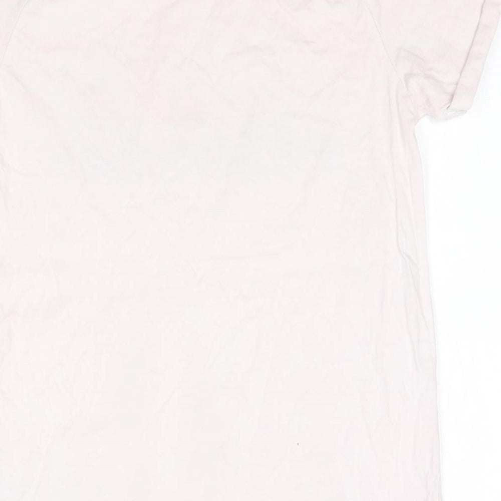 ellesse Womens Pink  Cotton Basic T-Shirt Size 10 Round Neck