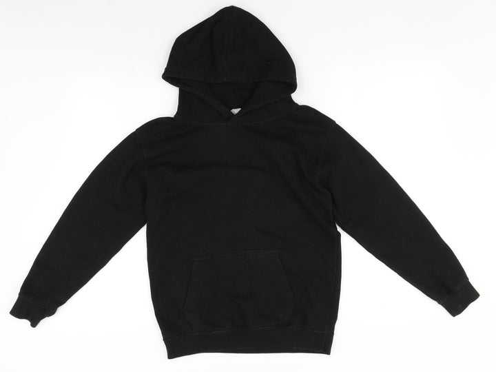 All We Do is Girls Brown  Cotton Pullover Hoodie Size 11-12 Years