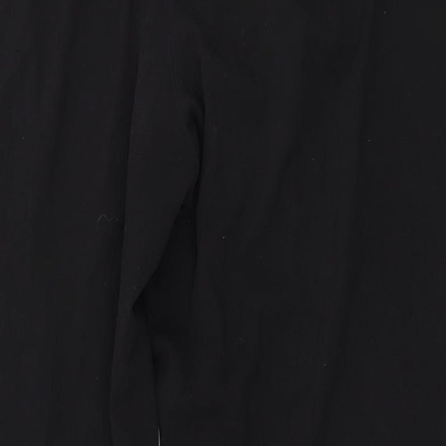 Woolworhts Womens Black  Polyester Trousers  Size 20 L28 in Regular