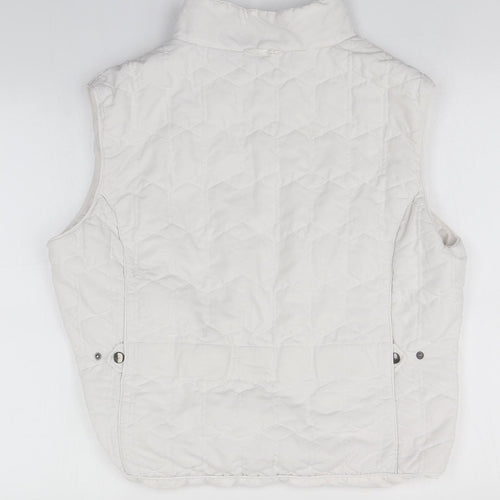 Preworn Womens White   Puffer Jacket Jacket Size 18