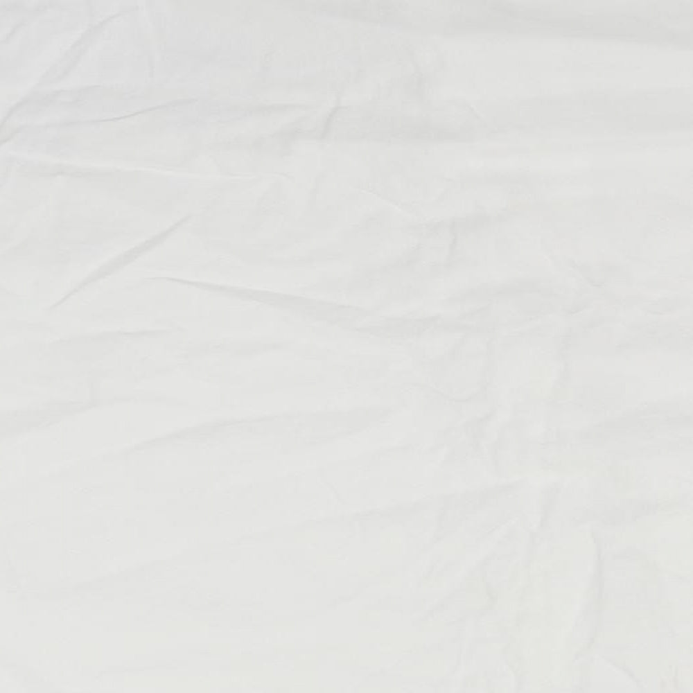 Anne Fontaine Womens White  Cotton Basic Button-Up Size 4 Collared