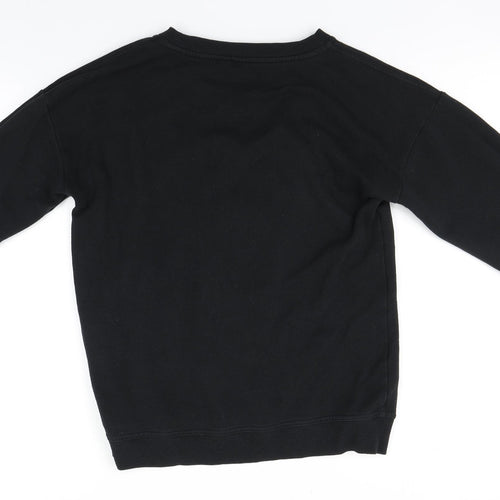 VANS Womens Black Round Neck   Pullover Jumper Size S