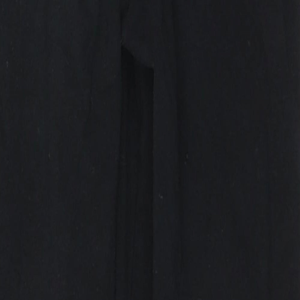 Nutmeg Girls Black  Cotton Jogger Trousers Size 7-8 Years  Regular