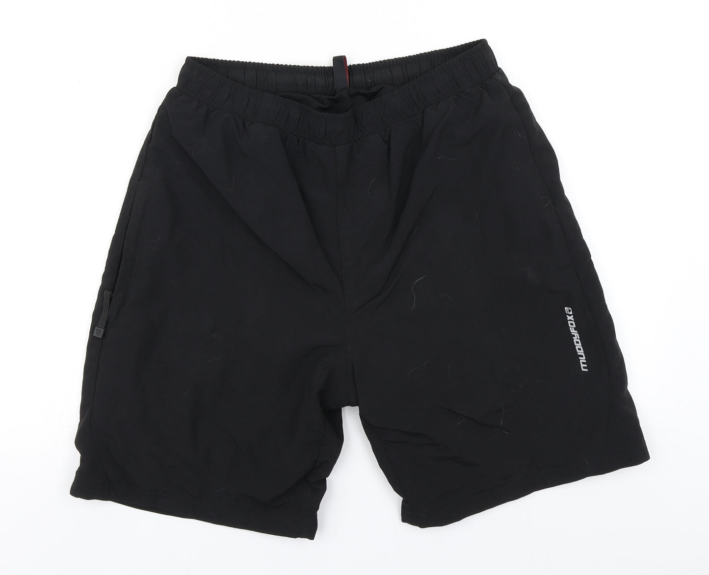 Muddy Fox Womens Black  Nylon Cargo Shorts Size 12 L7 in Regular
